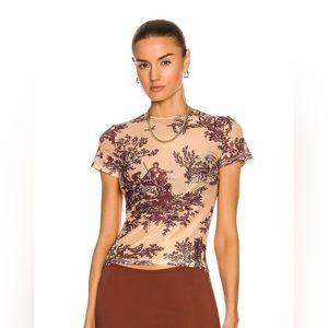 ***SOLD ON DEPOP*** - MIAOU Mini Tee Semi Sheer Size S